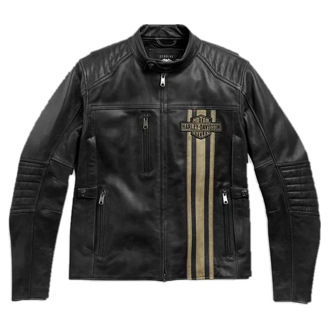 Harley-Davidson Triple Vent Passing Link II Leather Jacket – Men's