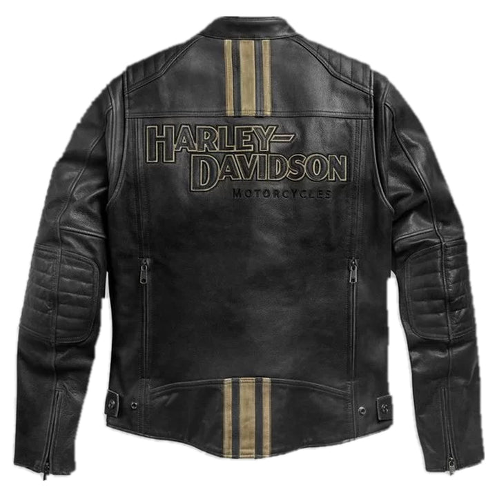 Harley-Davidson Triple Vent Passing Link II Leather Jacket – Men's