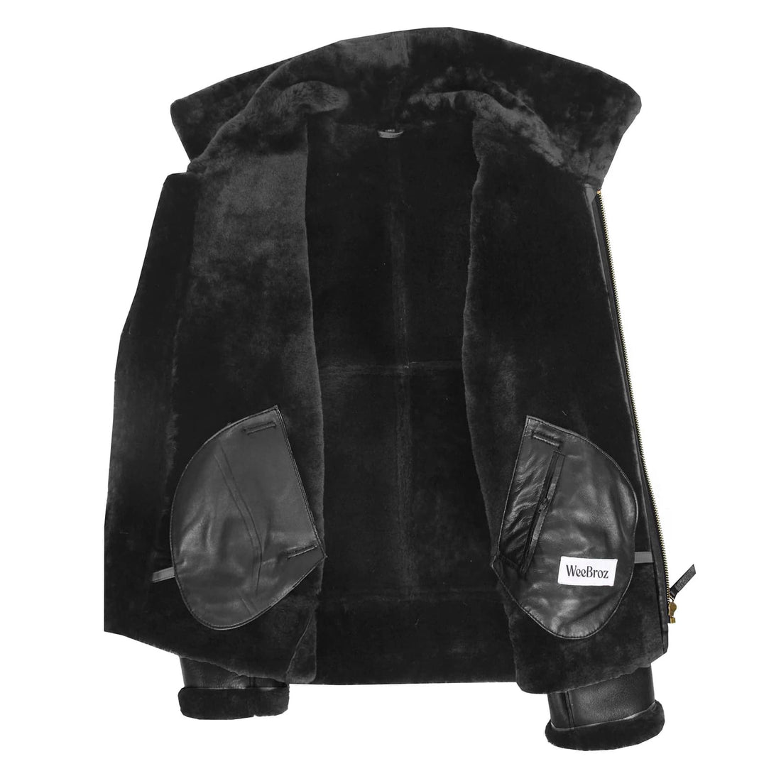 Men's Black B3 Leather Bomber Jacket – Pilot Aviator Style