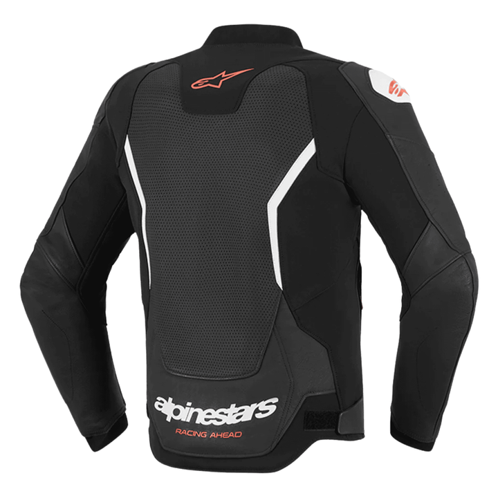 Alpinestars GP Force V2 Air Leather Motorcycle Jacket | Black/White/Red