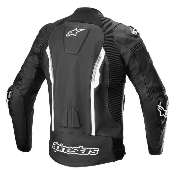 Alpinestars Missile V2 Leather Motorcycle Jacket | Black/White