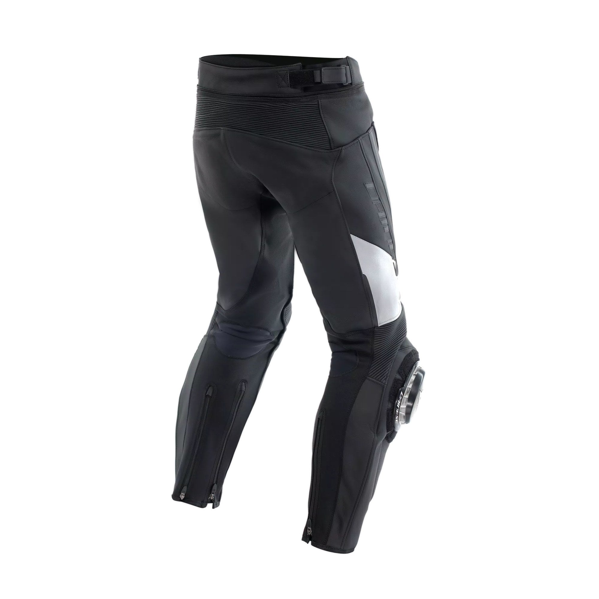 Dainese Delta 4 Men's Leather Motorcycle Pants | Black/White