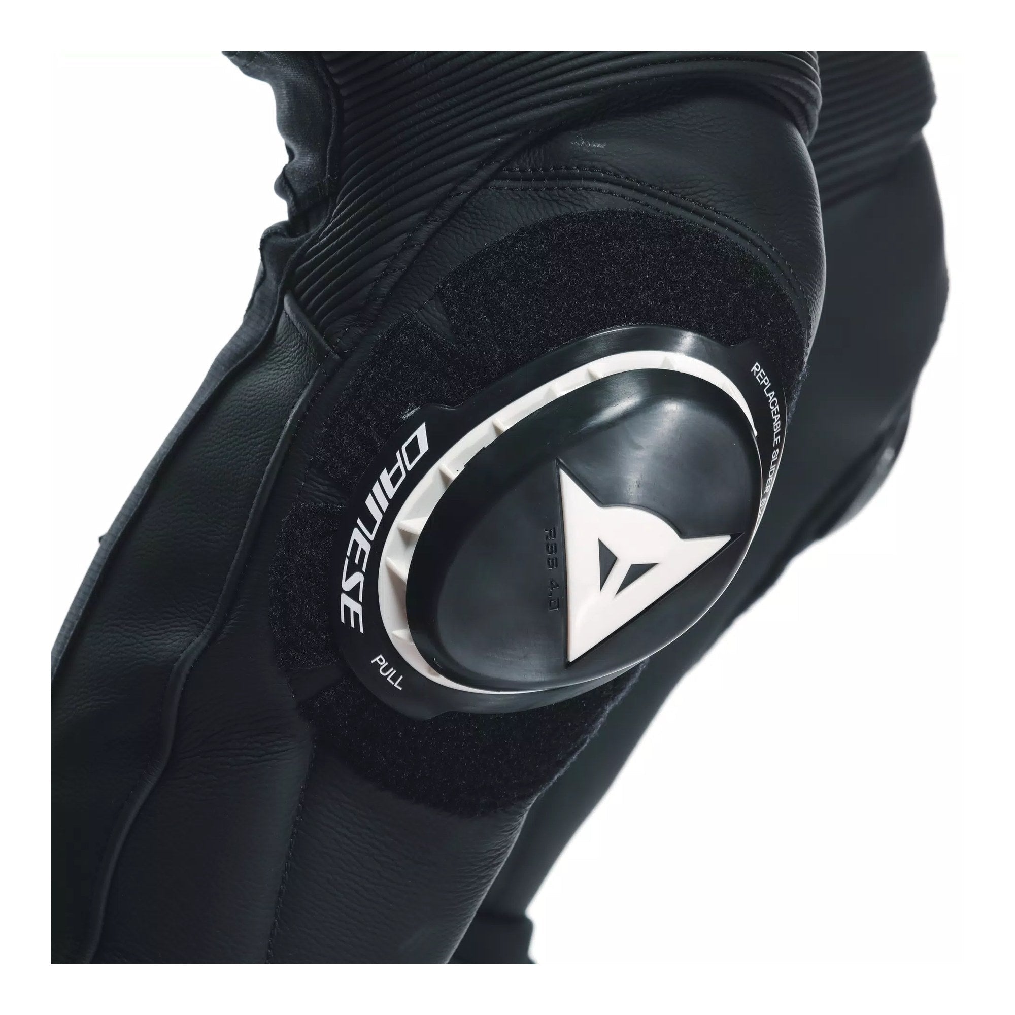 Dainese Delta 4 Men's Leather Motorcycle Pants | Black/White