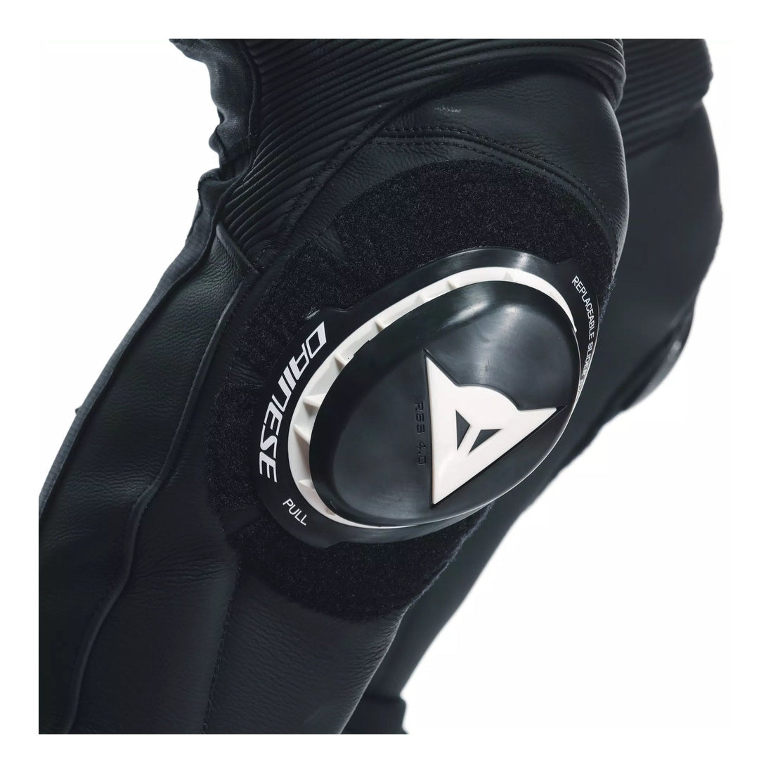 Dainese Delta 4 Men's Leather Motorcycle Pants | Black/White