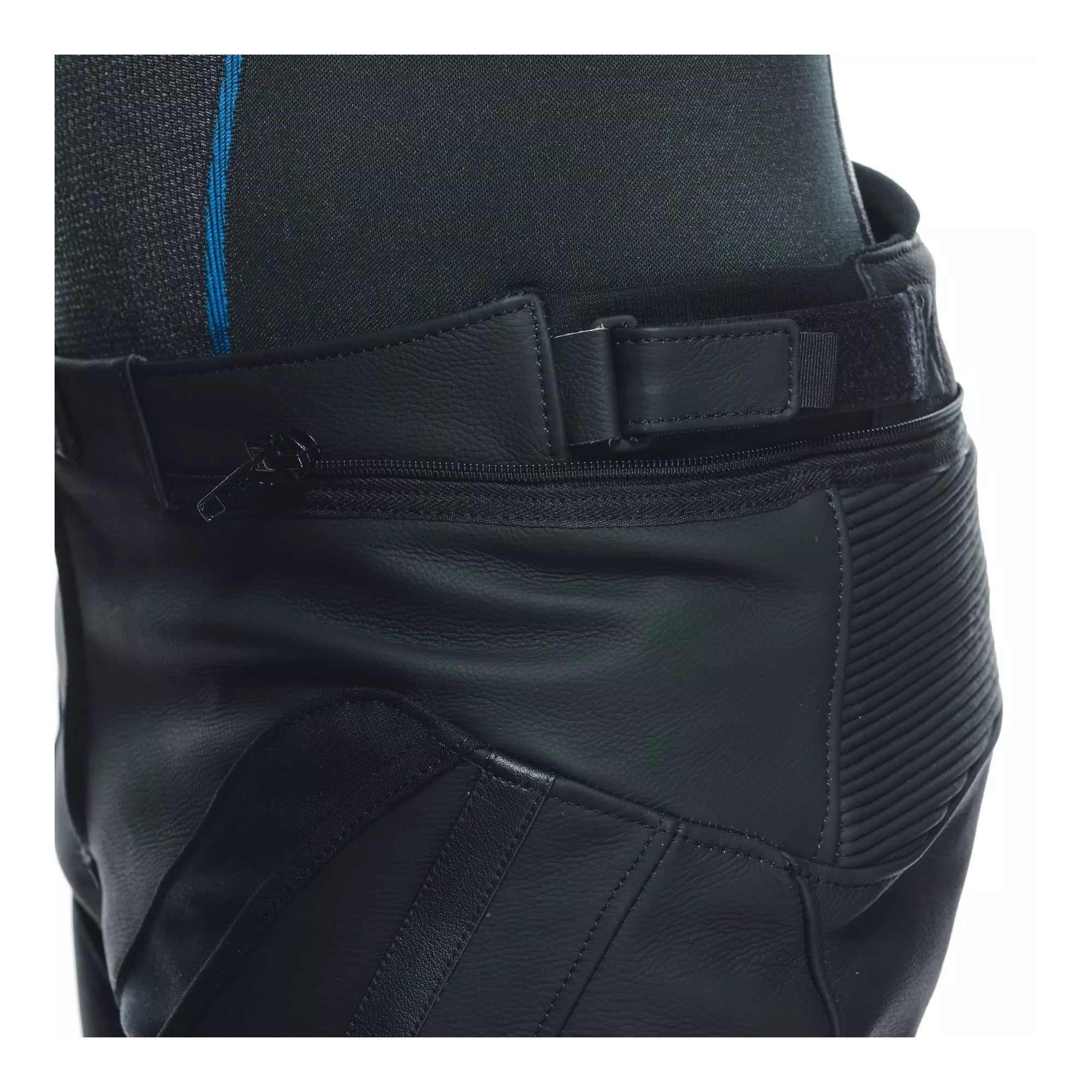 Dainese Delta 4 Men's Leather Motorcycle Pants | Black/White