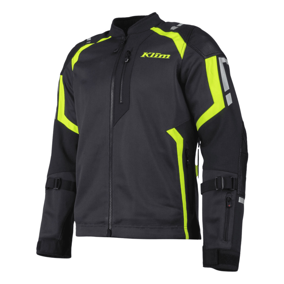Klim Induction Pro Motorcycle Jacket Yellow Mesh Coat with CE Armor