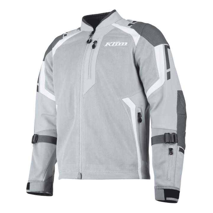 Klim Induction Pro Motorcycle Jacket White Mesh Coat with CE Armor